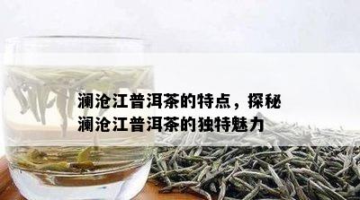 澜沧江普洱茶的特点，探秘澜沧江普洱茶的独特魅力