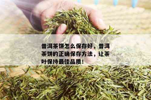 普洱茶饼怎么保存好，普洱茶饼的正确保存方法，让茶叶保持更佳品质！