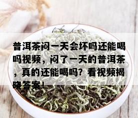 普洱茶闷一天会坏吗还能喝吗视频，闷了一天的普洱茶，真的还能喝吗？看视频揭晓答案！