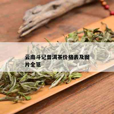 云南斗记普洱茶价格表及图片全览