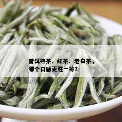 普洱熟茶、红茶、老白茶，哪个口感更胜一筹？