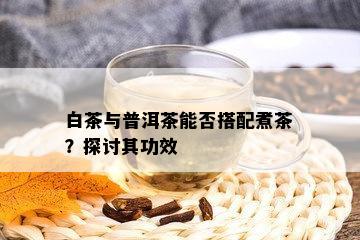 白茶与普洱茶能否搭配煮茶？探讨其功效