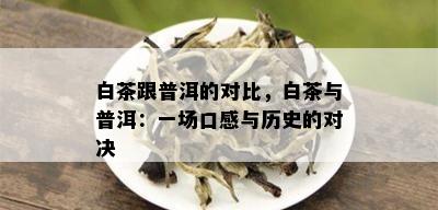 白茶跟普洱的对比，白茶与普洱：一场口感与历史的对决