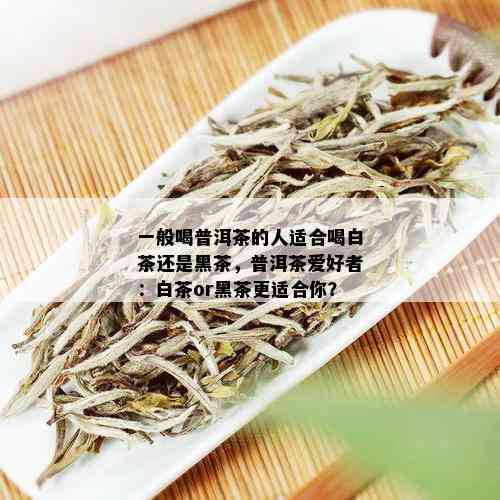 一般喝普洱茶的人适合喝白茶还是黑茶，普洱茶爱好者：白茶or黑茶更适合你？