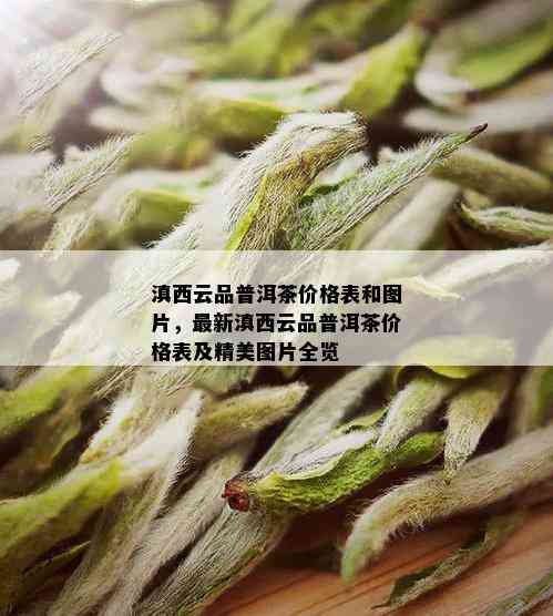 滇西云品普洱茶价格表和图片，最新滇西云品普洱茶价格表及精美图片全览