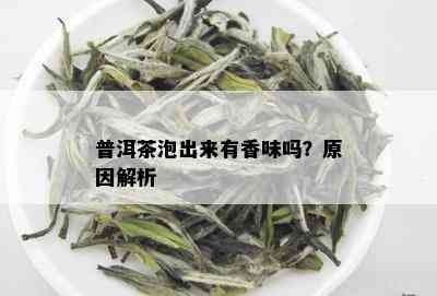 普洱茶泡出来有香味吗？原因解析