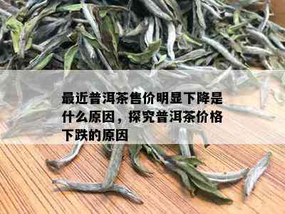 最近普洱茶售价明显下降是什么原因，探究普洱茶价格下跌的原因