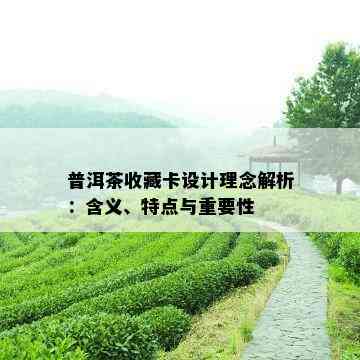 普洱茶收藏卡设计理念解析：含义、特点与重要性