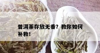 普洱茶存放无香？教你如何补救！