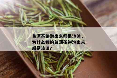 普洱茶饼泡出来都是渣渣，为什么我的普洱茶饼泡出来都是渣渣？