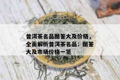 普洱茶名品图鉴大及价格，全面解析普洱茶名品：图鉴大及市场价格一览