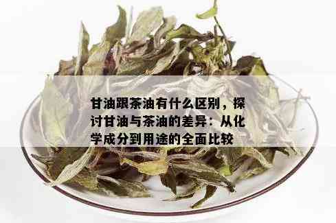 甘油跟茶油有什么区别，探讨甘油与茶油的差异：从化学成分到用途的全面比较