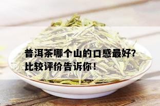 普洱茶哪个山的口感更好？比较评价告诉你！