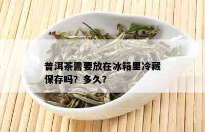 普洱茶需要放在冰箱里冷藏保存吗？多久？