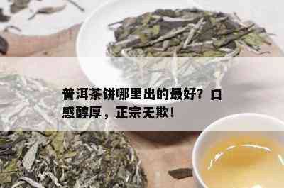 普洱茶饼哪里出的更好？口感醇厚，正宗无欺！