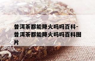 普洱茶都能降火吗吗百科-普洱茶都能降火吗吗百科图片