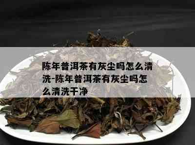 陈年普洱茶有灰尘吗怎么清洗-陈年普洱茶有灰尘吗怎么清洗干净