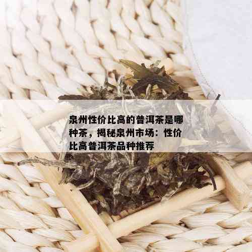 泉州性价比高的普洱茶是哪种茶，揭秘泉州市场：性价比高普洱茶品种推荐