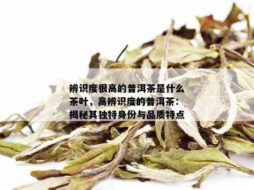 辨识度很高的普洱茶是什么茶叶，高辨识度的普洱茶：揭秘其独特身份与品质特点