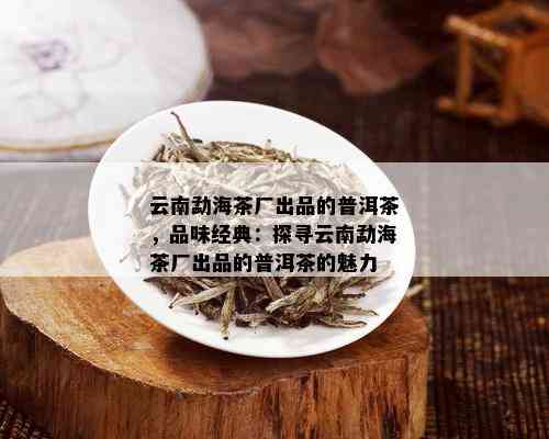 云南勐海茶厂出品的普洱茶，品味经典：探寻云南勐海茶厂出品的普洱茶的魅力