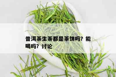 普洱茶生茶都是茶饼吗？能喝吗？讨论