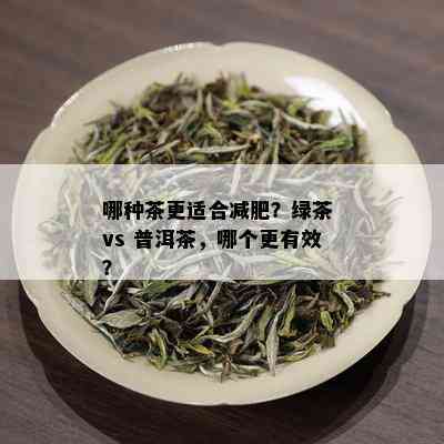 哪种茶更适合减肥？绿茶 vs 普洱茶，哪个更有效？