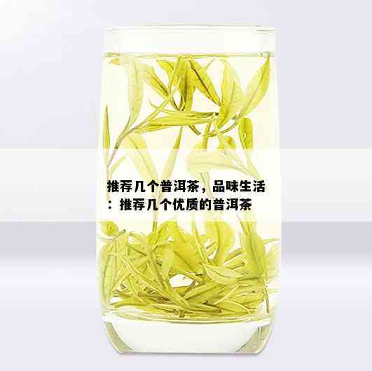 推荐几个普洱茶，品味生活：推荐几个优质的普洱茶