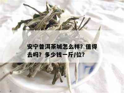 安宁普洱茶城怎么样？值得去吗？多少钱一斤/位？