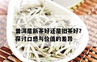 普洱是新茶好还是旧茶好？探讨口感与价值的差异