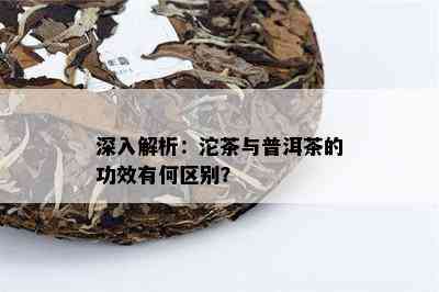 深入解析：沱茶与普洱茶的功效有何区别？