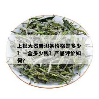 上根大器普洱茶价格是多少？一盒多少钱？产品评价如何？