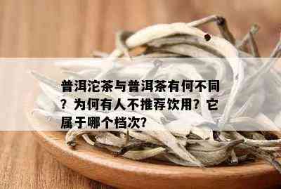 普洱沱茶与普洱茶有何不同？为何有人不推荐饮用？它属于哪个档次？