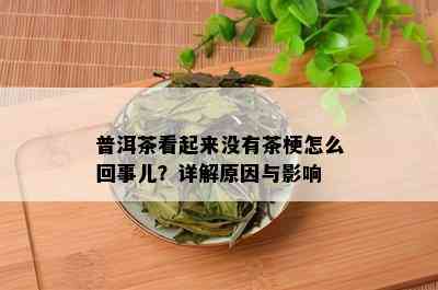 普洱茶看起来没有茶梗怎么回事儿？详解原因与影响