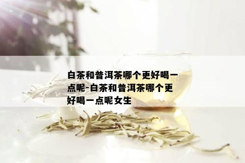 白茶和普洱茶哪个更好喝一点呢-白茶和普洱茶哪个更好喝一点呢女生