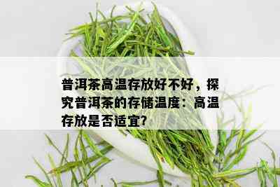 普洱茶高温存放好不好，探究普洱茶的存储温度：高温存放是否适宜？