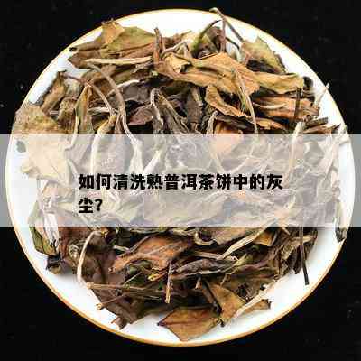 如何清洗熟普洱茶饼中的灰尘？