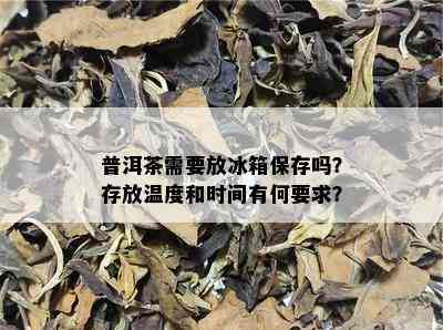 普洱茶需要放冰箱保存吗？存放温度和时间有何要求？