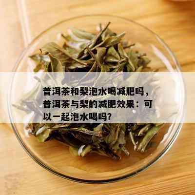 普洱茶和梨泡水喝减肥吗，普洱茶与梨的减肥效果：可以一起泡水喝吗？