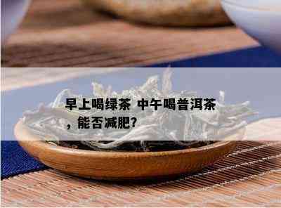 早上喝绿茶 中午喝普洱茶，能否减肥？