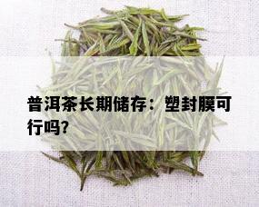 普洱茶长期储存：塑封膜可行吗？