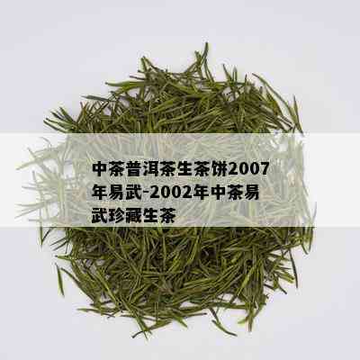 中茶普洱茶生茶饼2007年易武-2002年中茶易武珍藏生茶