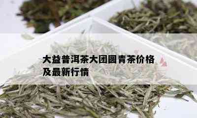 大益普洱茶大团圆青茶价格及最新行情