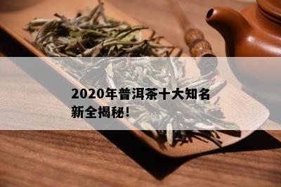 2020年普洱茶十大知名新全揭秘！