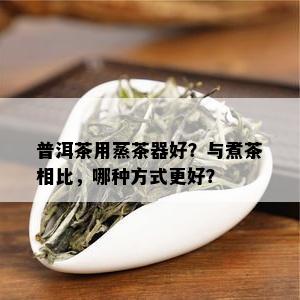 普洱茶用蒸茶器好？与煮茶相比，哪种方式更好？