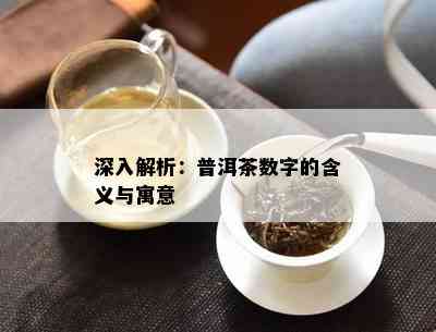 深入解析：普洱茶数字的含义与寓意