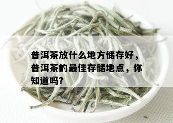 普洱茶放什么地方储存好，普洱茶的更佳存储地点，你知道吗？