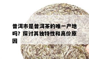 普洱市是普洱茶的唯一产地吗？探讨其独特性和高价原因