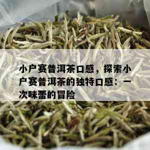 小户赛普洱茶口感，探索小户赛普洱茶的独特口感：一次味蕾的冒险