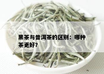 黑茶与普洱茶的区别：哪种茶更好？