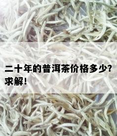 二十年的普洱茶价格多少？求解！